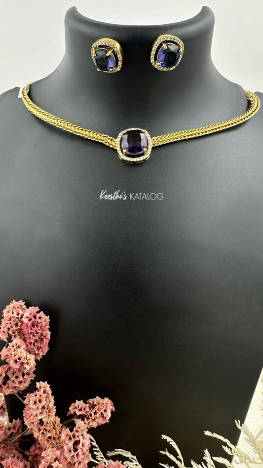 KC1035 - Neela Tara Choker Set