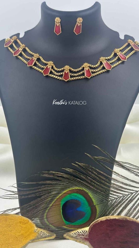 KC1039 - Crimson Crest Choker