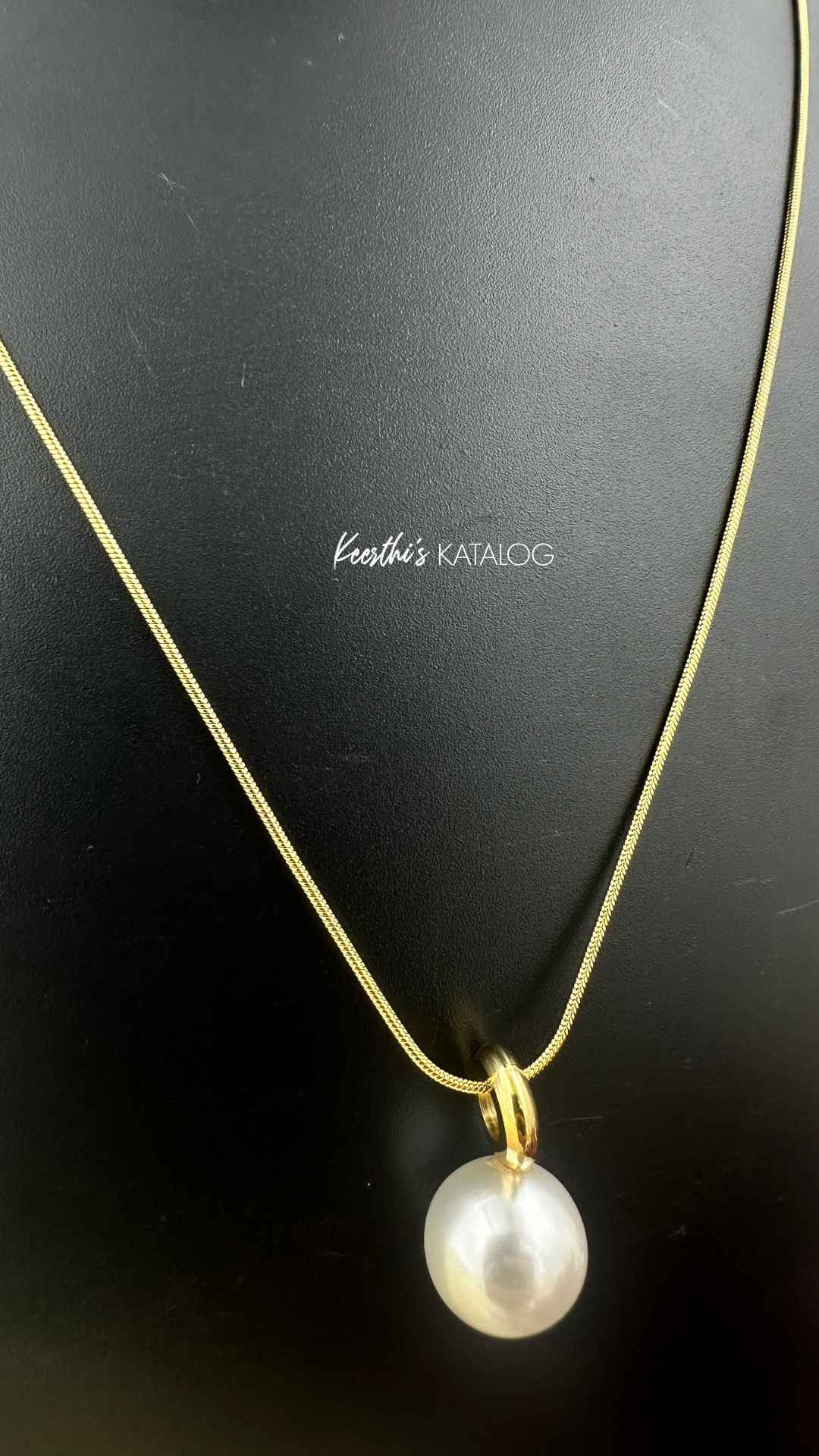 KD1012 - Pearl Elegance Chain Pendant