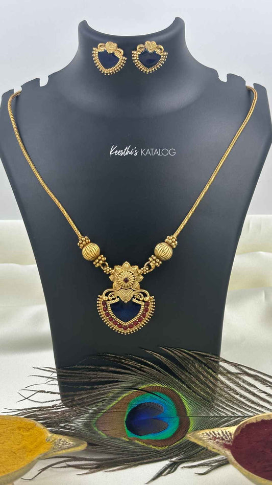 KN1147 - Neelanjali Nakshathra Necklace