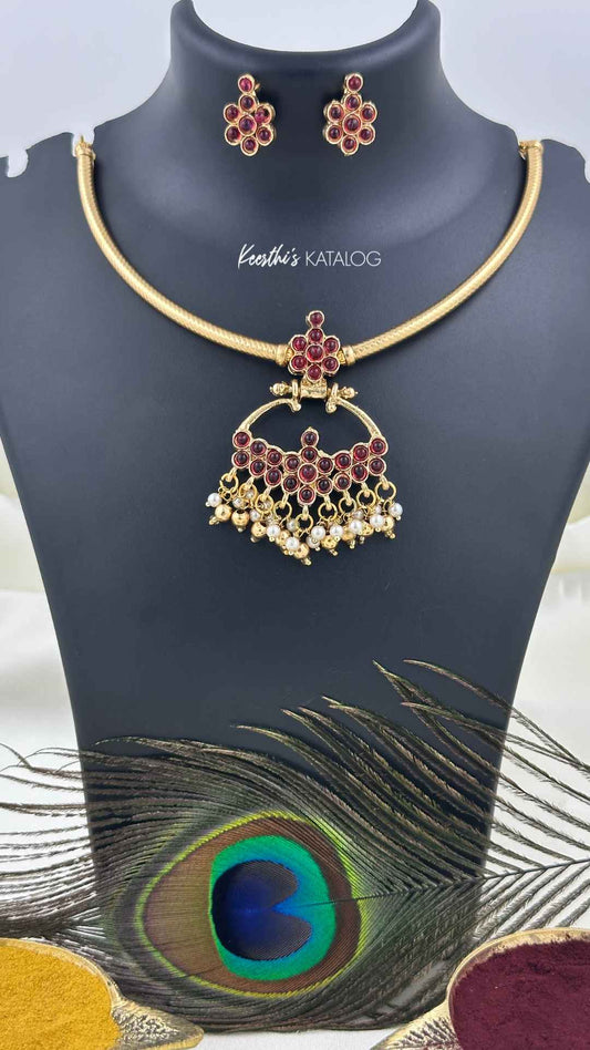 KN1148 - Manjari 2-in-1 Necklace Set