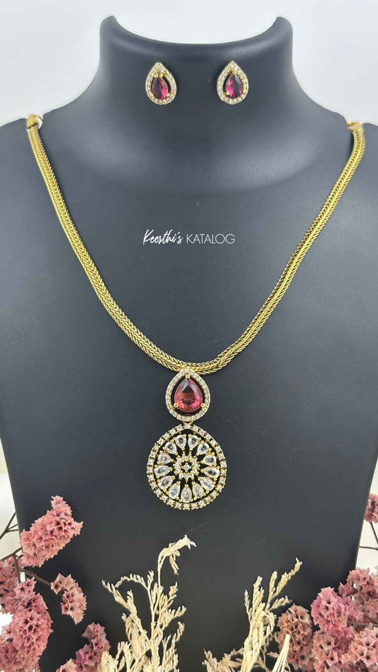 KN1162 - Nakshatra Glow Necklace Set