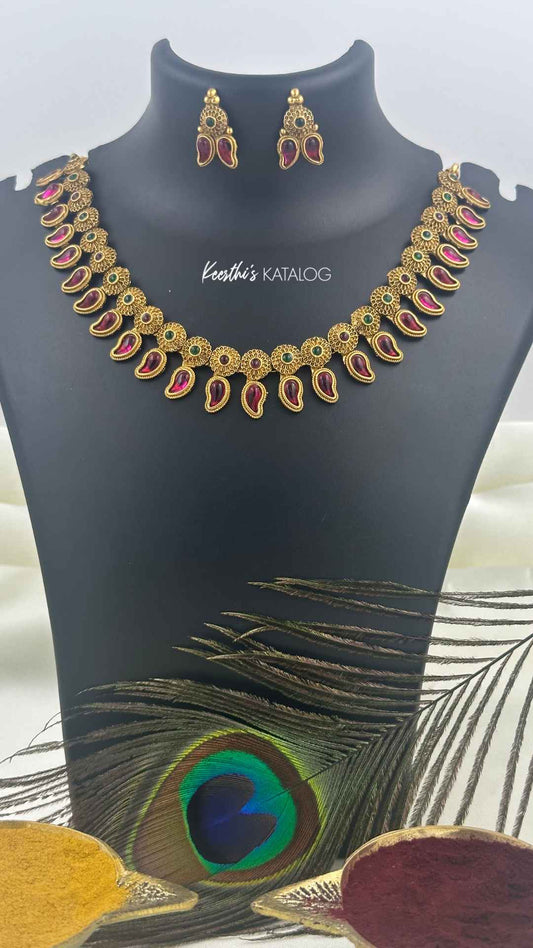 KN1170 - Chethi Maala Necklace Set