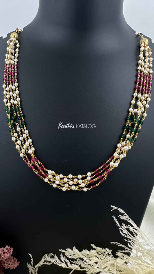 KP1031 - Pearl Prism Necklace