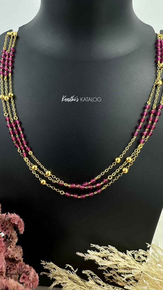 KP1033 - Berry Gold Necklace