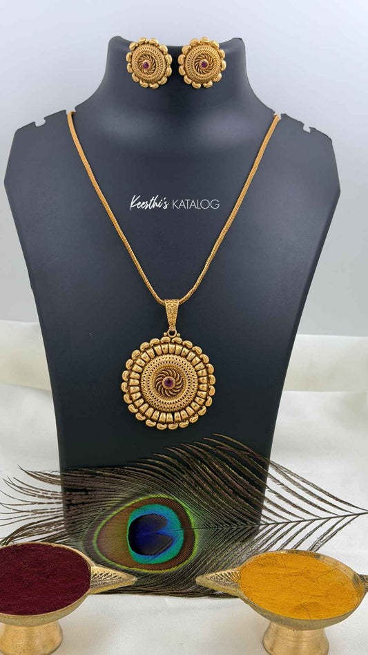 KN1245 - Solar Bloom Medallion