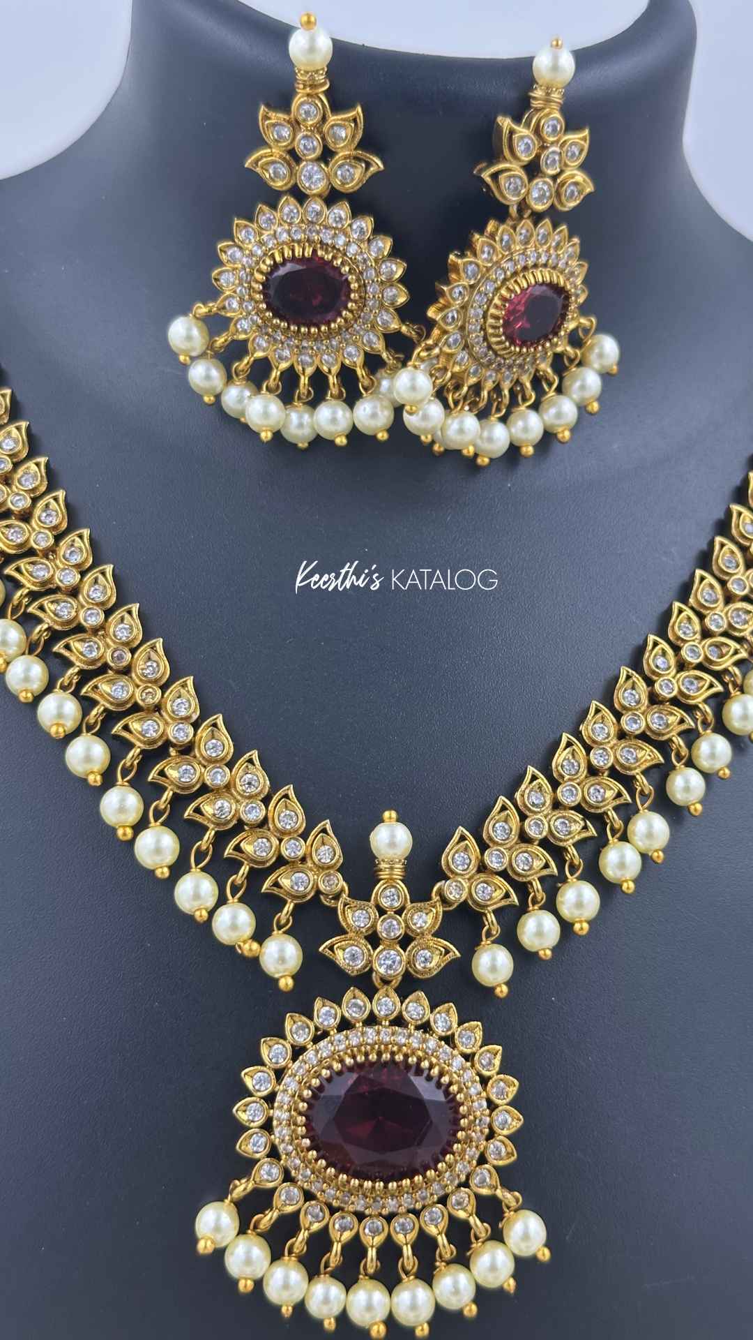 KA1077 - Regal Manikya Necklace