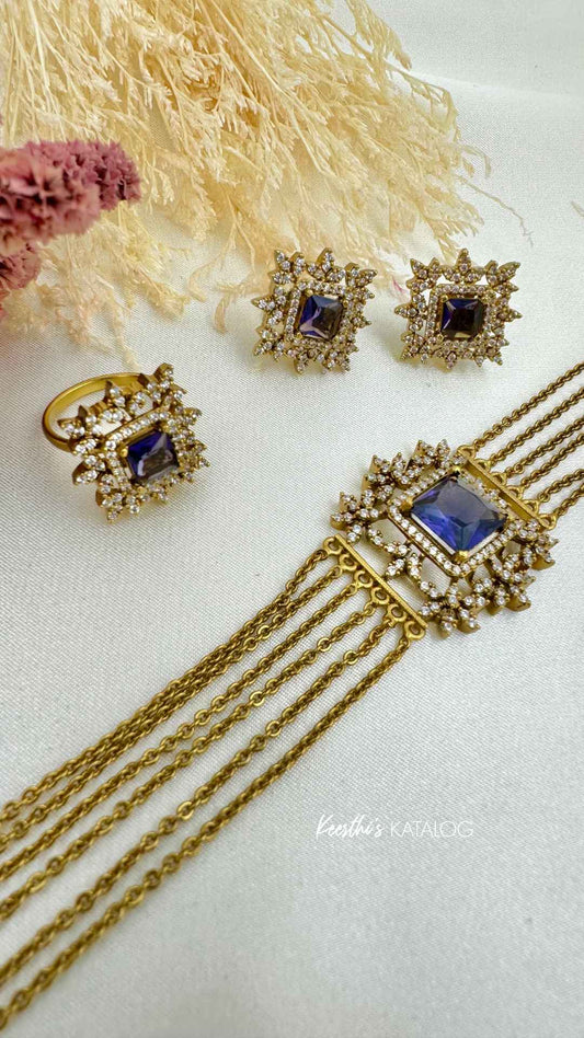 KC1048 - Azure Empress Choker Set