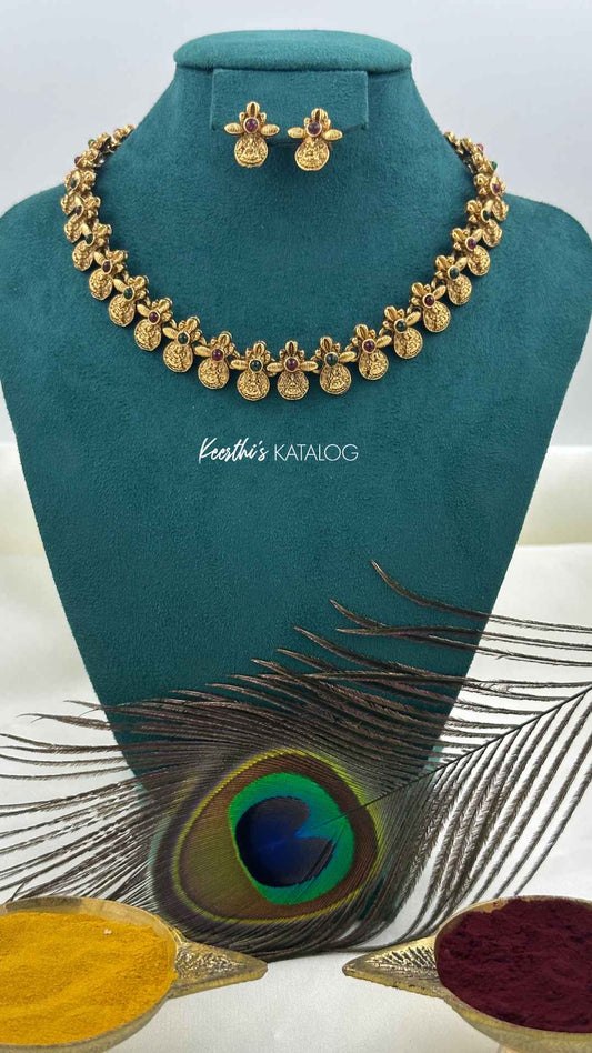 KN1219 - Mixed Blossom Necklace