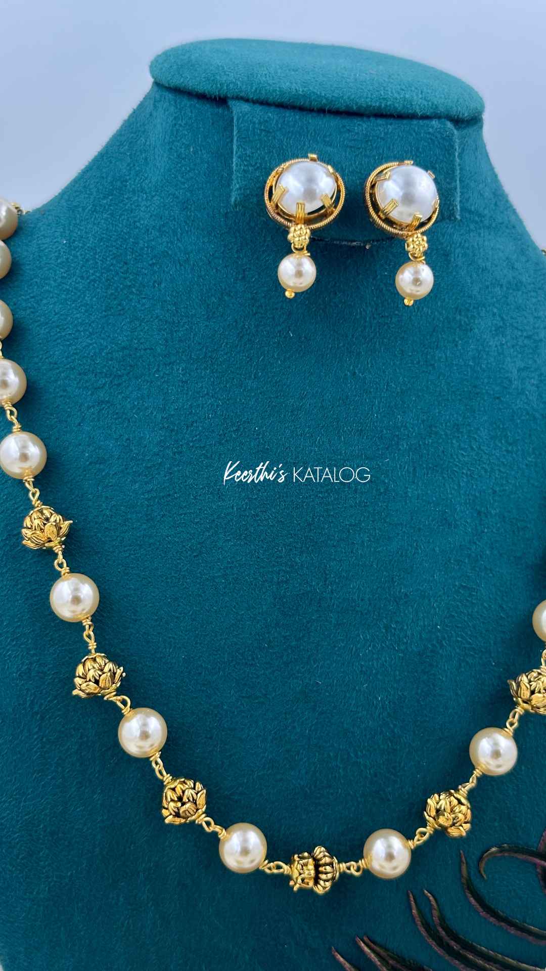 KN1187 - Luna Pearl Necklace