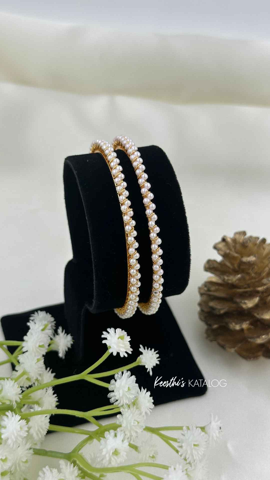 KB1030 - Pearl Spiral Valakal - Set of 2