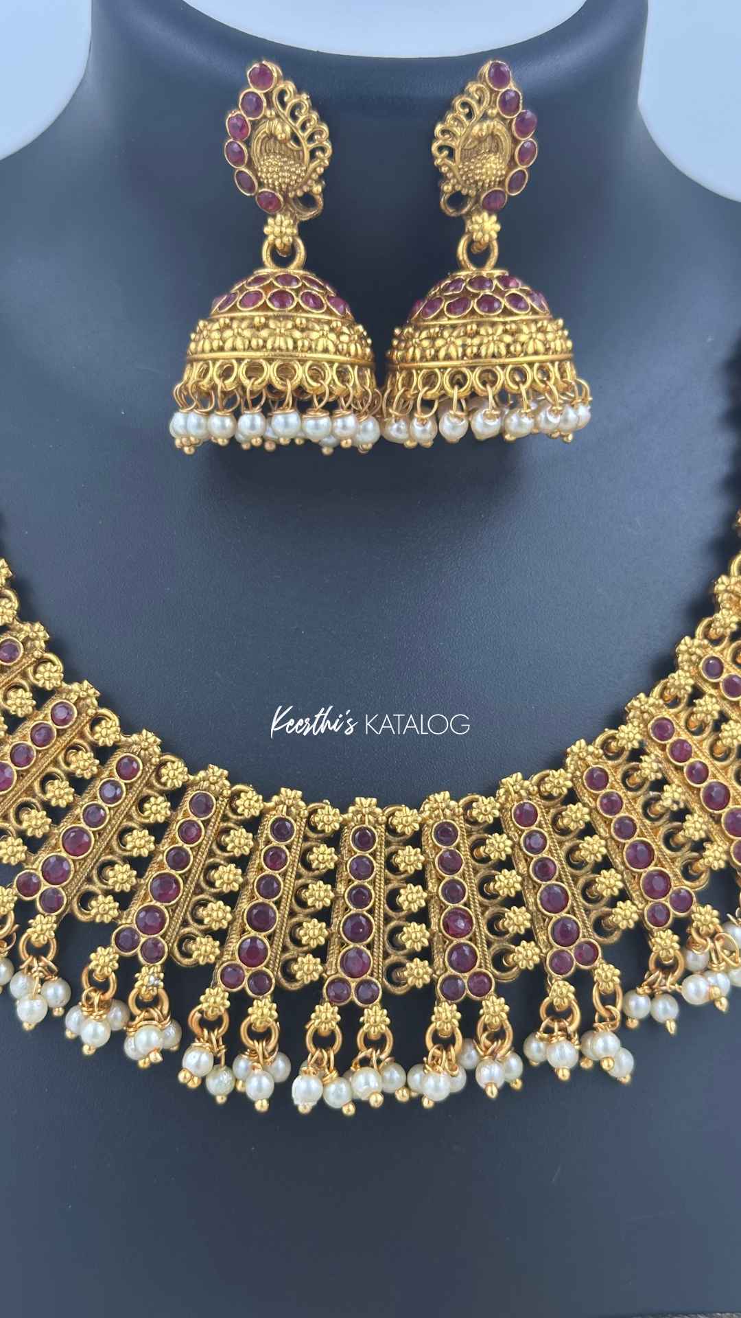 KN1198 - Malabar Manikyam Necklace