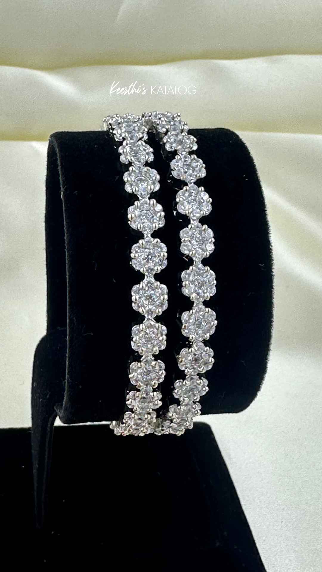 KB1016 - Crystal Dew Bangles - Set of 2