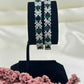KB1019 - Emerald Elegance Bangle - Set of 2