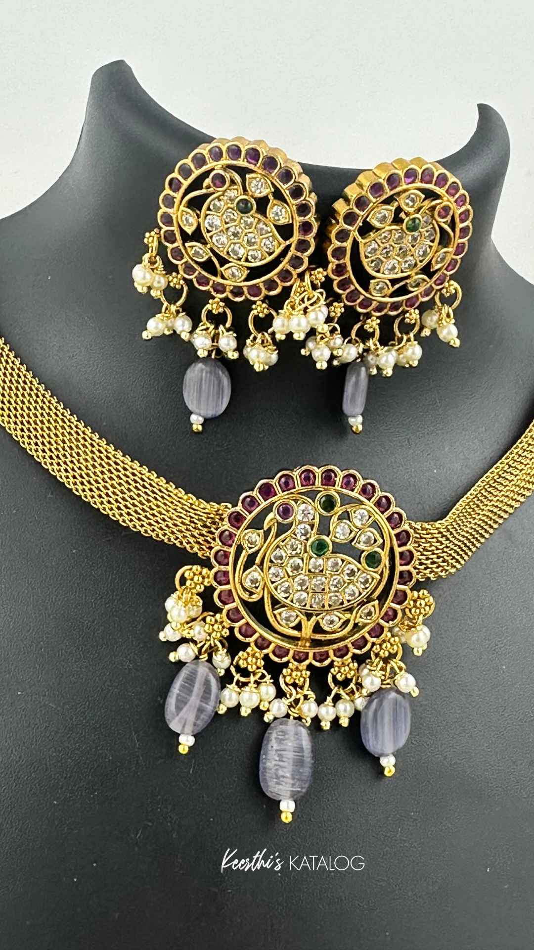 KC1000 - Purple Majesty Choker Set