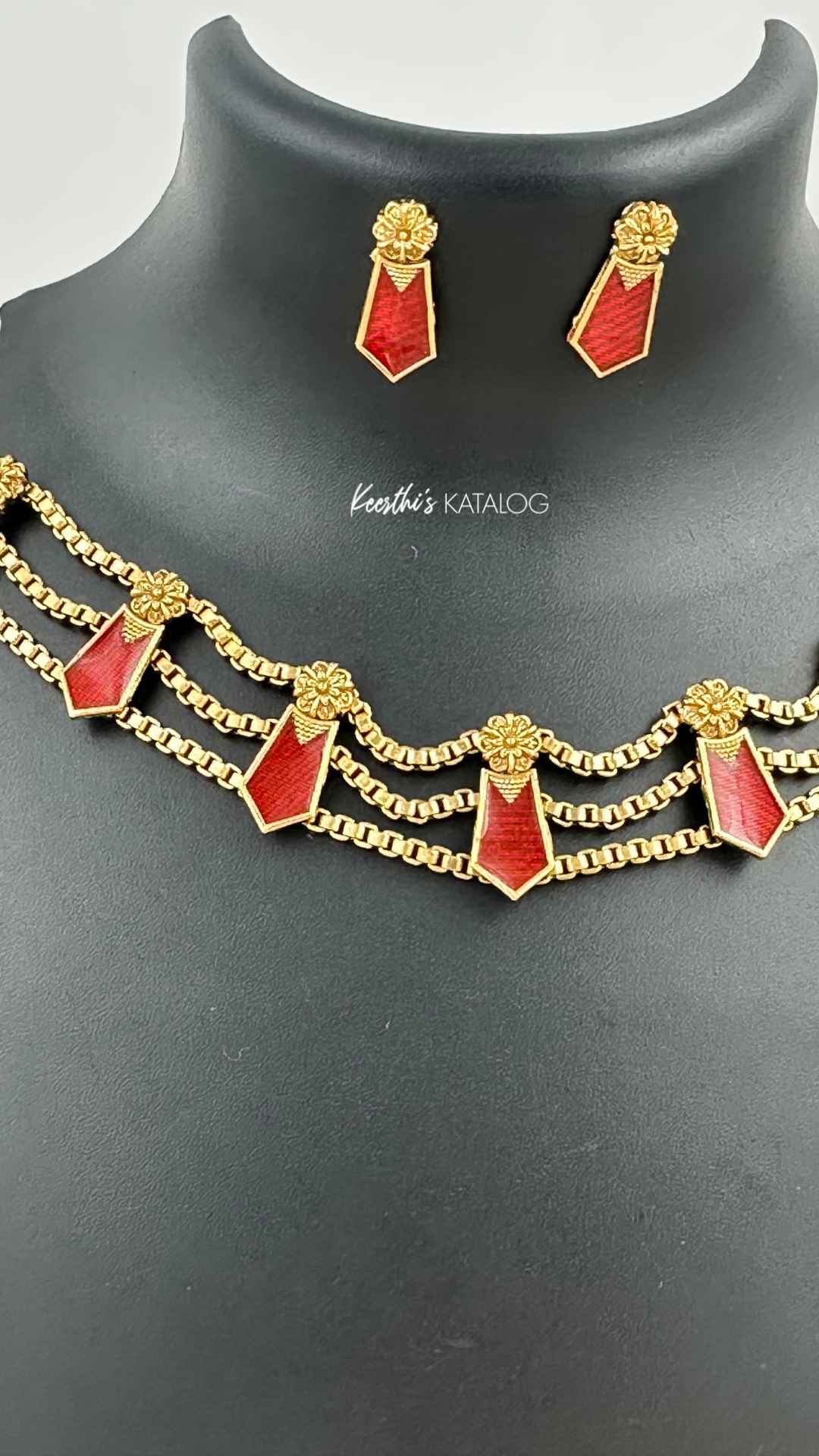 KC1039 - Crimson Crest Choker