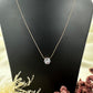 KD1006 - Radiant Solitaire Chain Pendant