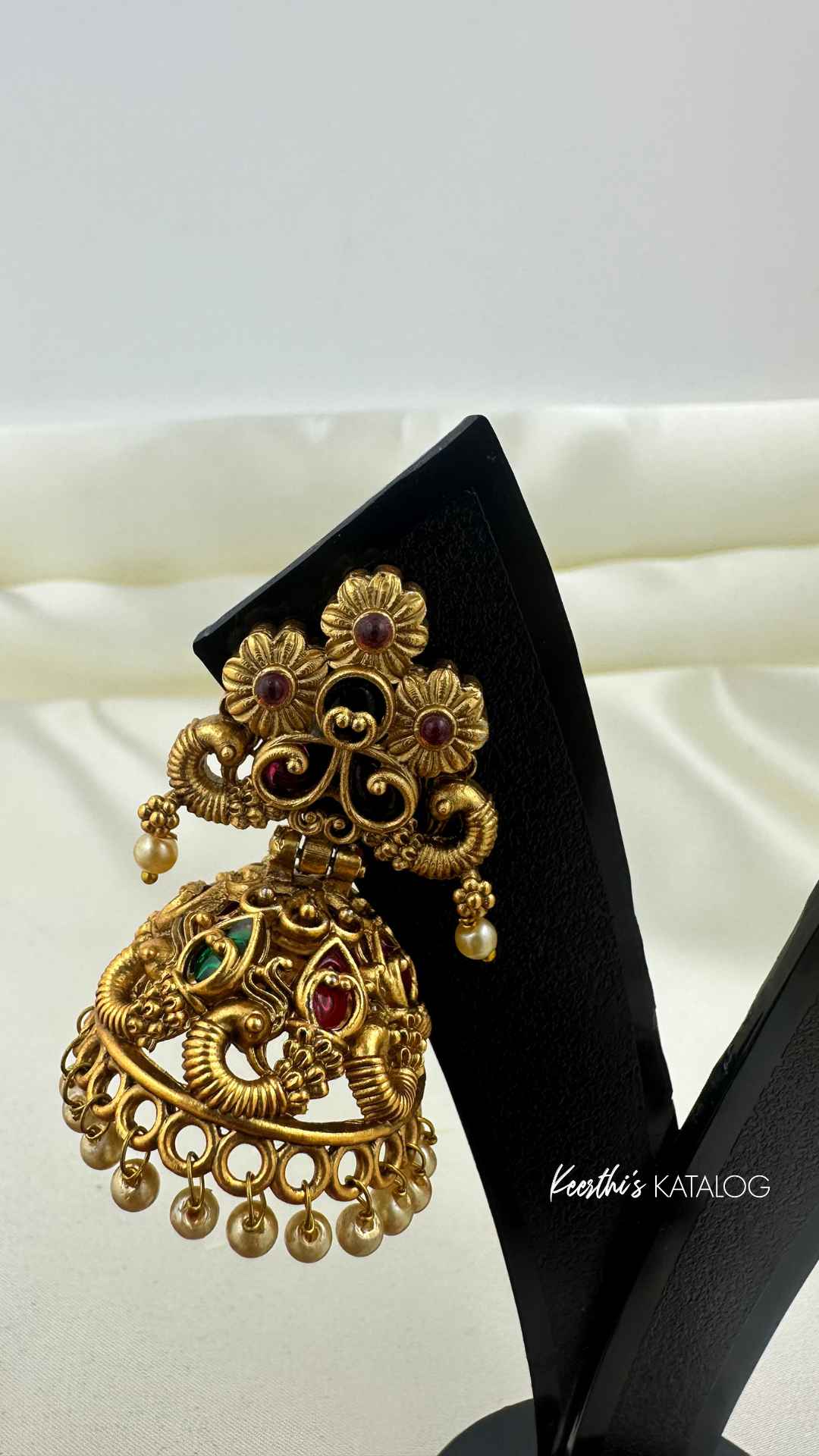 KE1001 - Floral Heritage Jhumkas