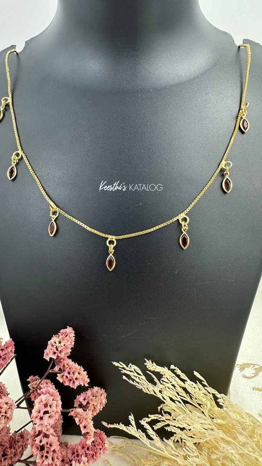 KG1007 - Ruby Flicker Necklace