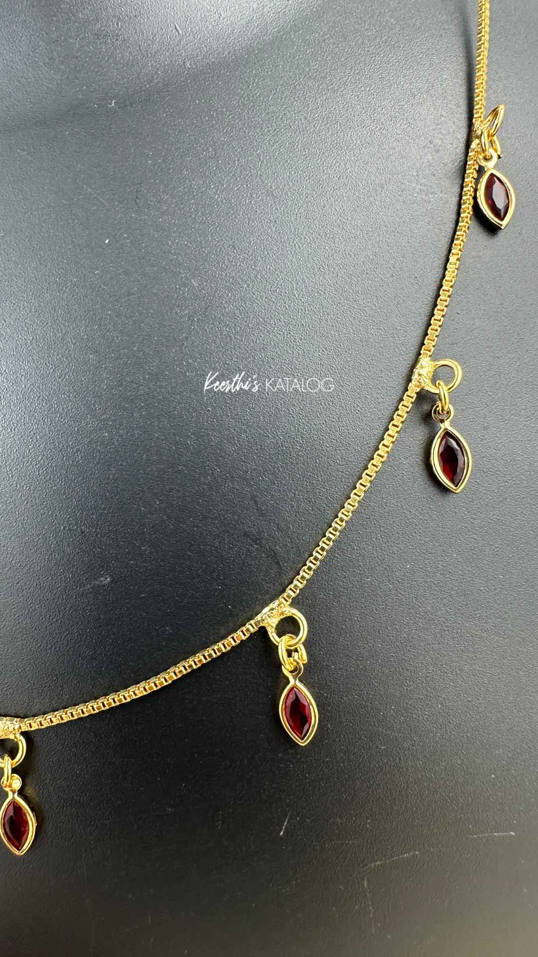 KG1007 - Ruby Flicker Necklace