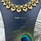 KN1054 - Emerald Chandbali Necklace