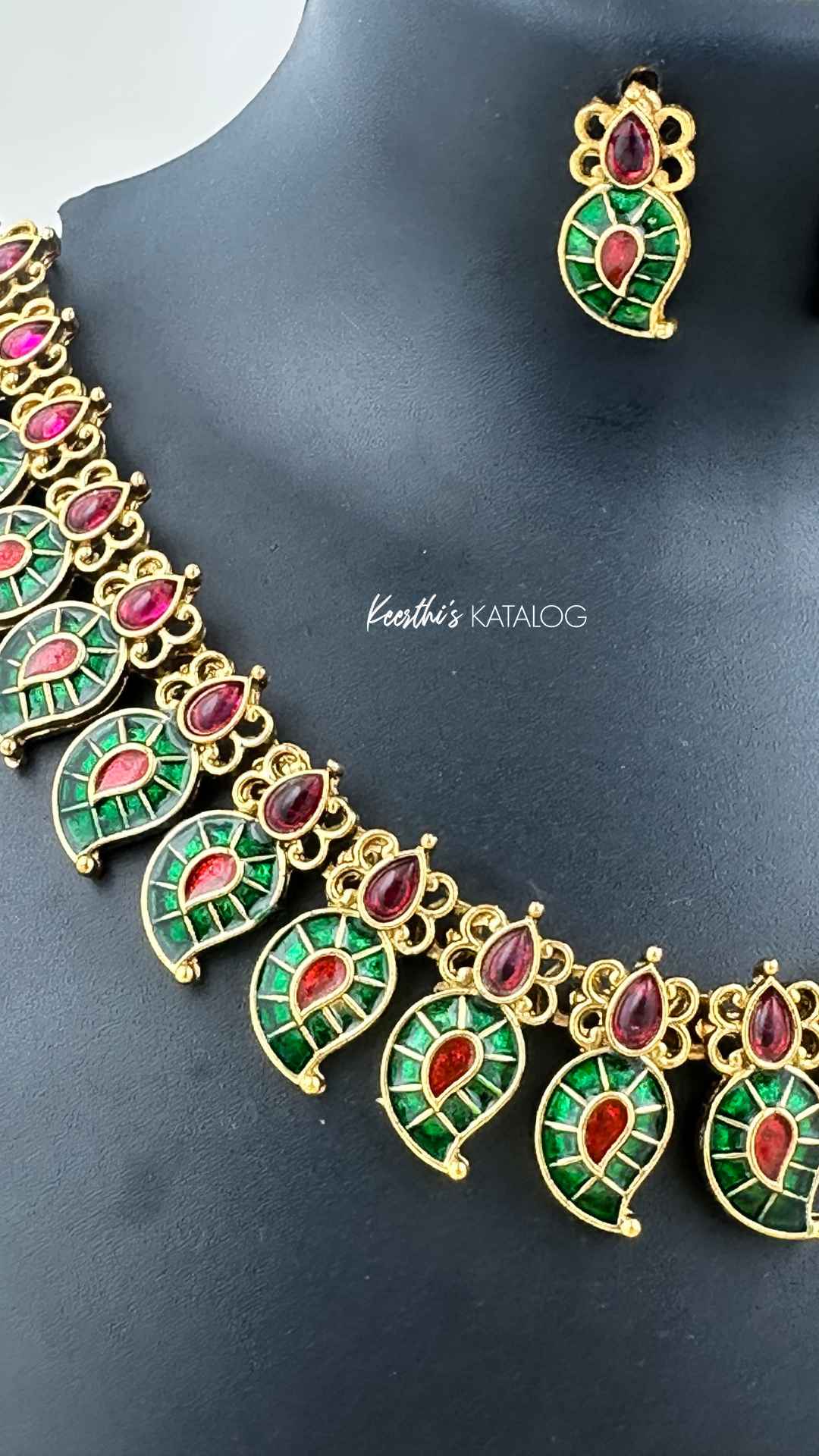 KN1077 - Dual Tone Maanga Maala Set