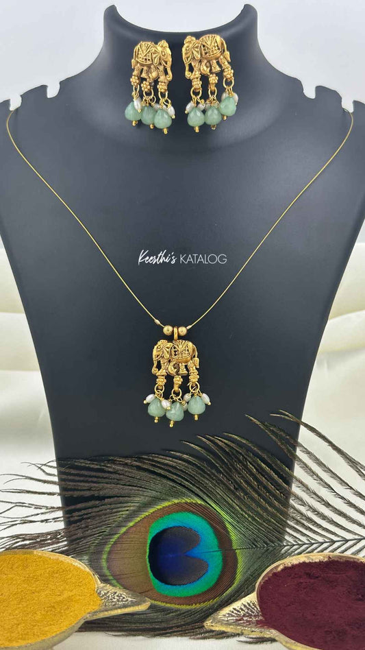 KN1140 - Hastini Invisible Charm Necklace