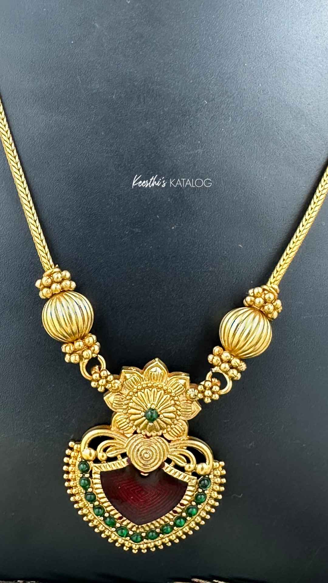 KN1146 - Meenakshi Mohanam Necklace Without Earings