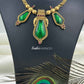 KN1160 - Emerald Echo Necklace Set