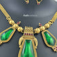 KN1160 - Emerald Echo Necklace Set