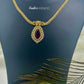 KN1165 - Rathna Bloom Necklace Set