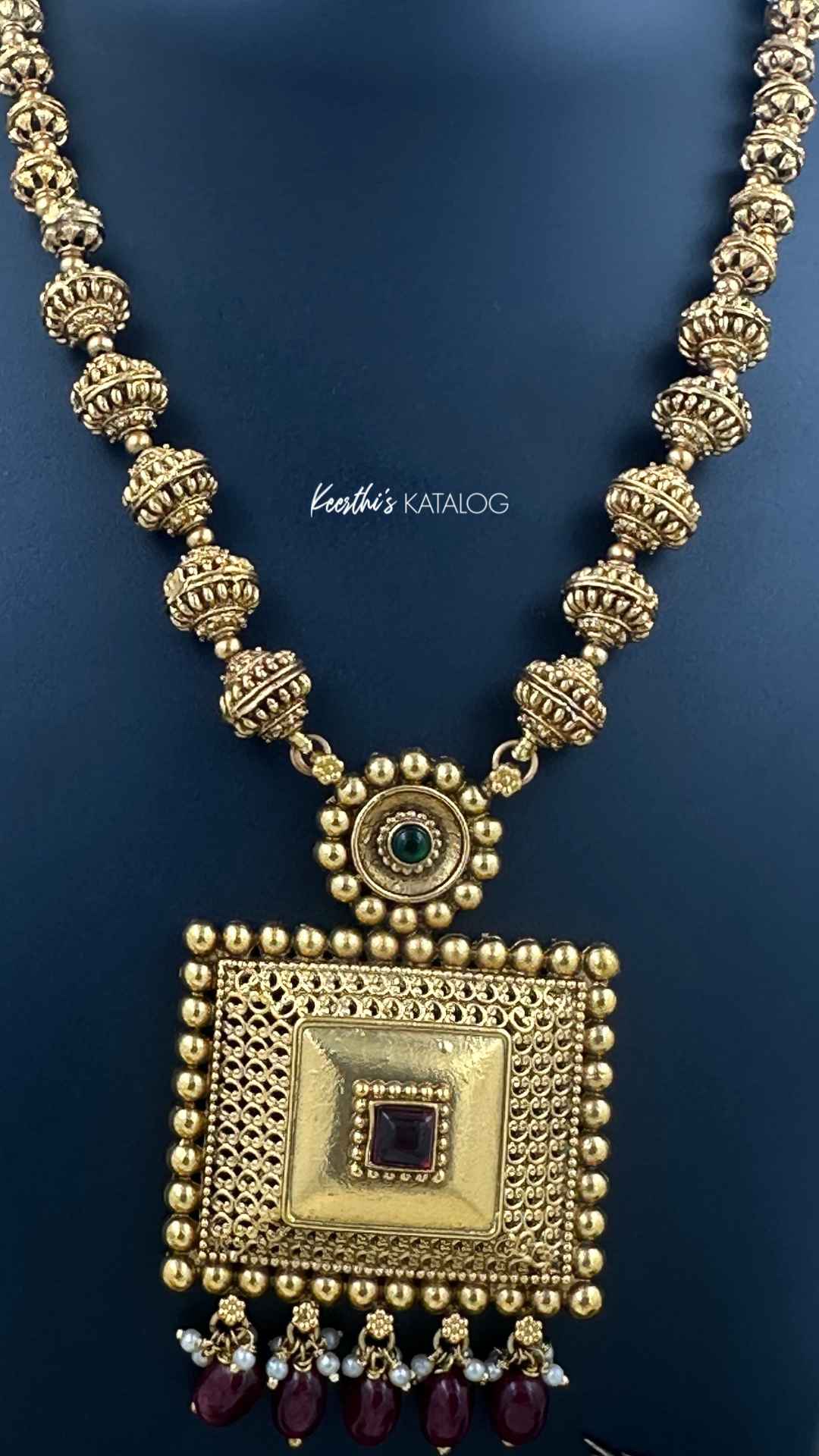 KN1172 - Swarna Sutra Necklace Set