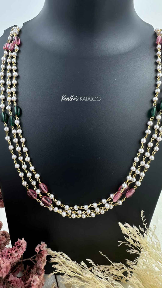 KP1034 - Ivory Blush Necklace