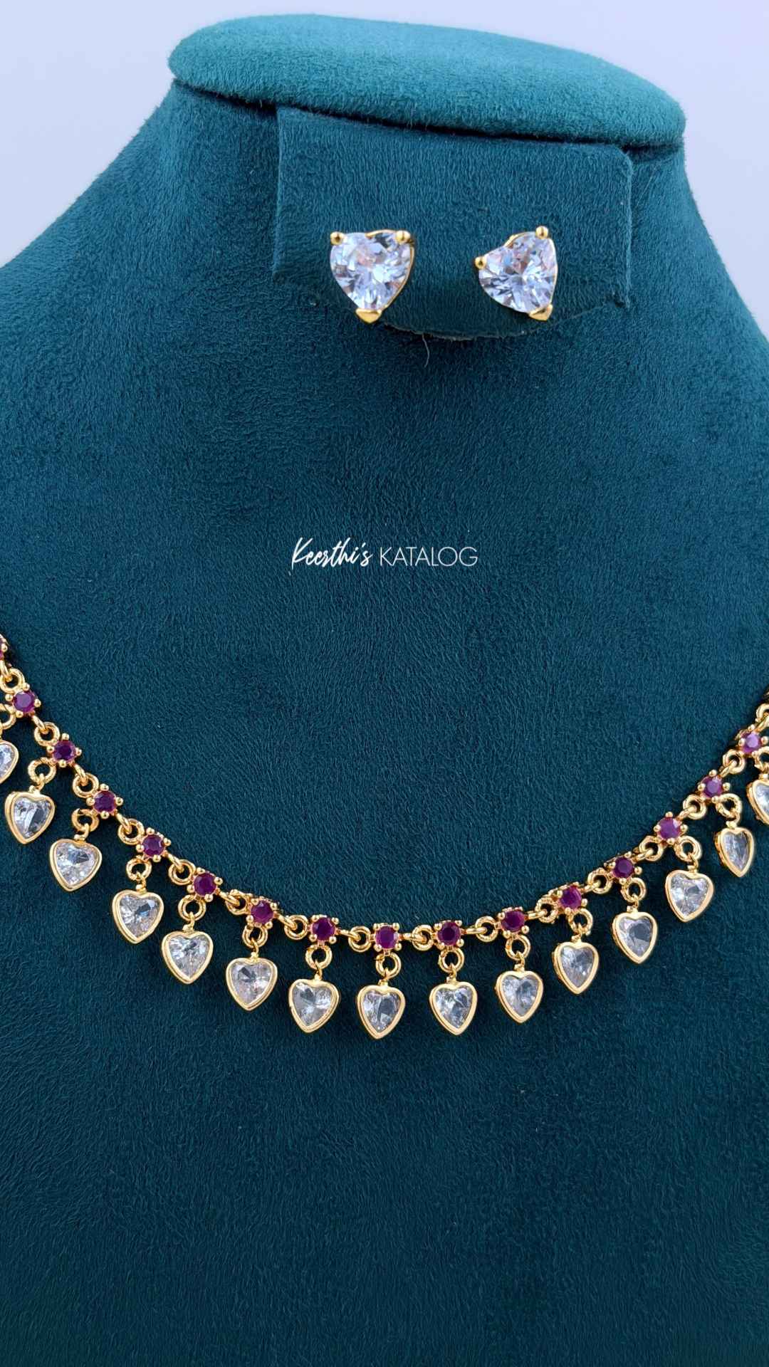 KG1063 - Crystal Heart Line