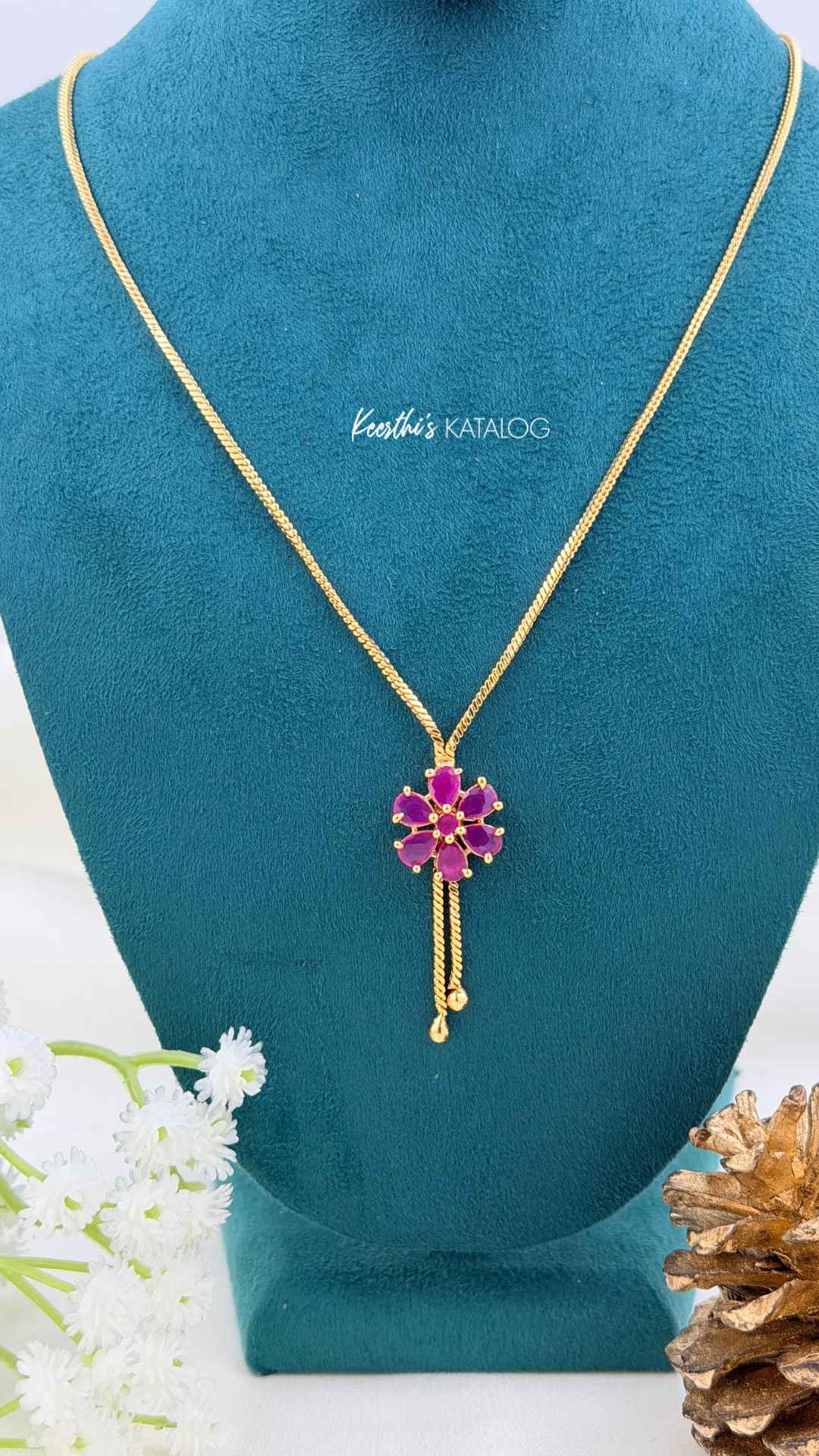 KG1058 - Magenta Fleur Drop