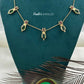 KG1045 - Ruby-Accented Peridot Line Necklace