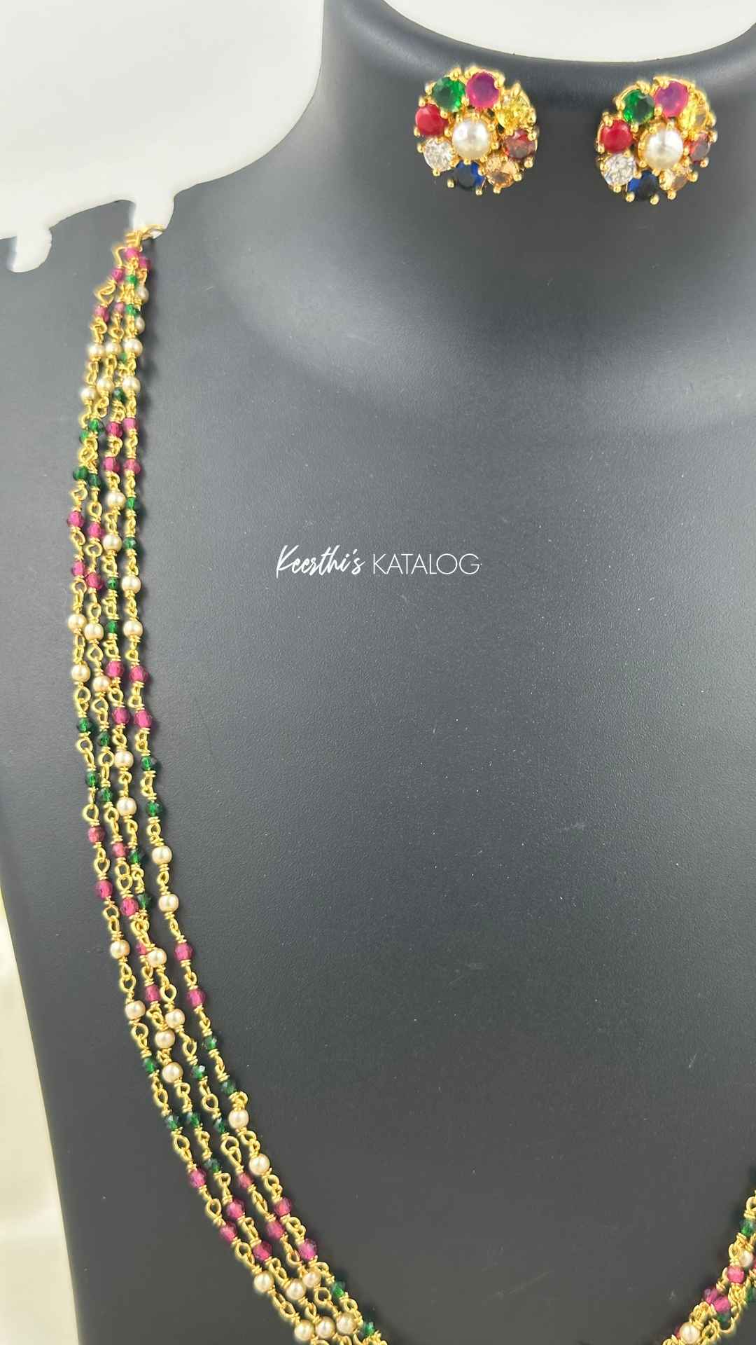 KP1041 - Veridian Cascade Necklace