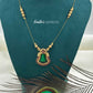 KN1228 - Emerald Dewdrop Necklace