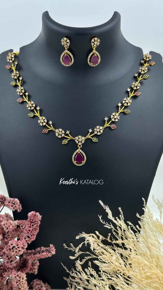 KA1078 - Autumn Vine Necklace