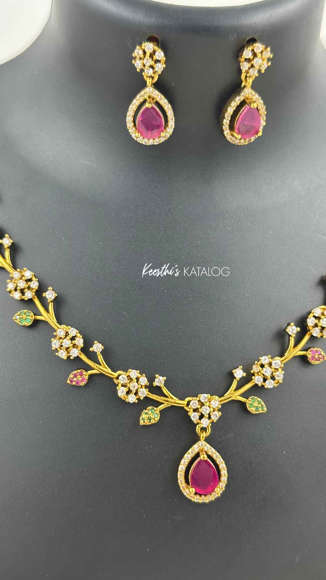 KA1078 - Autumn Vine Necklace