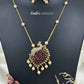 KN1186 - Mayura Ruby Pendant Set