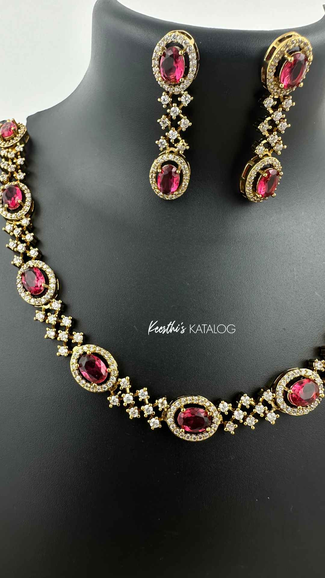 KA1064 - Fuchsia Rhapsody Necklace