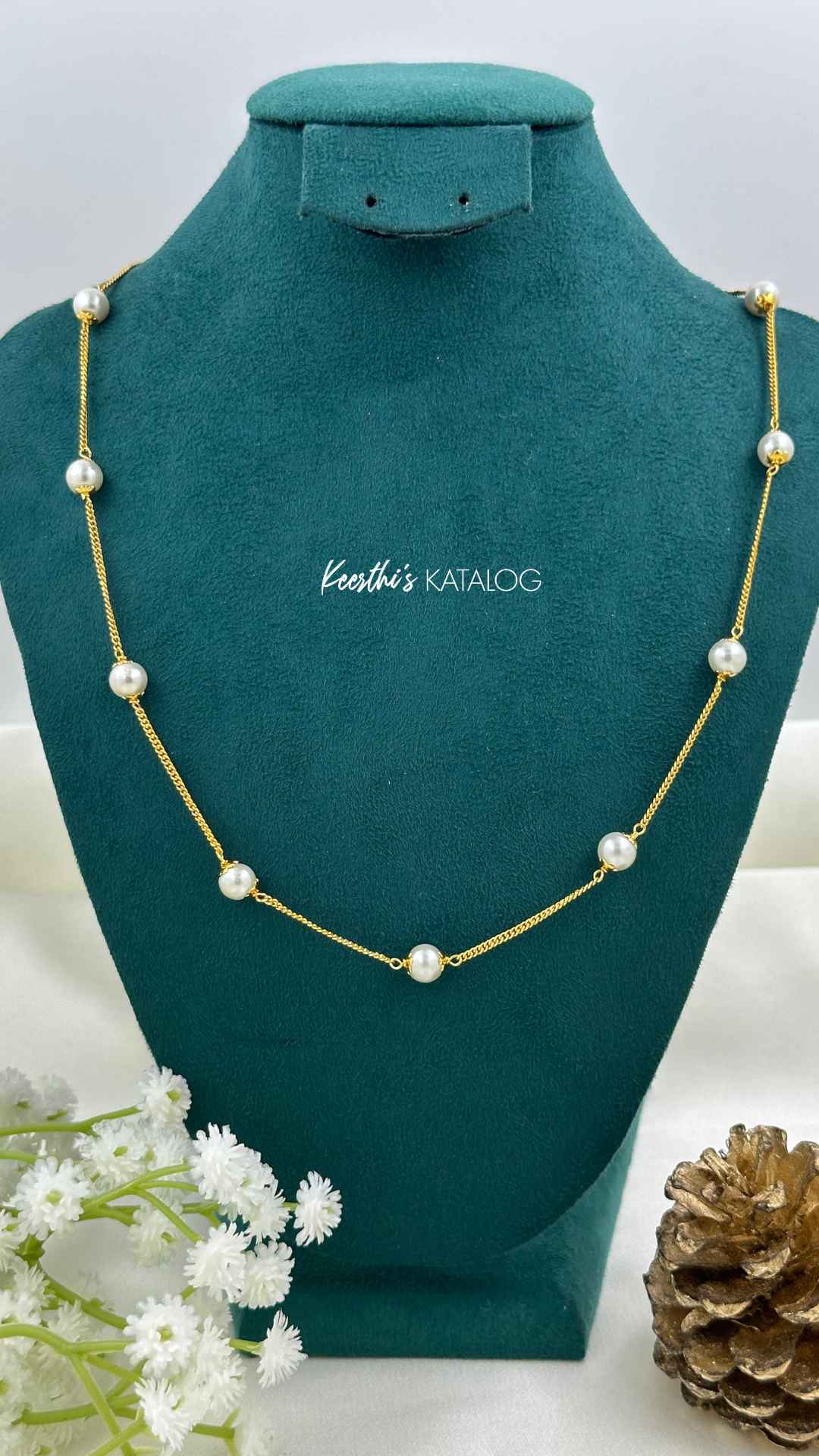KP1052 - Minimalist Pearl Chain