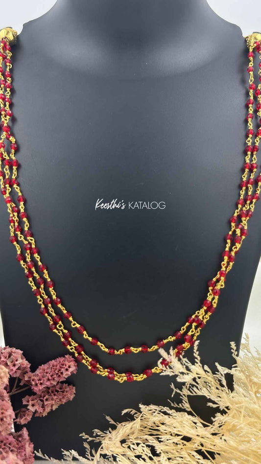 KP1025 - Ruby Twist Necklace