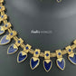 KN1195 - Sapphire Nagapadam Set