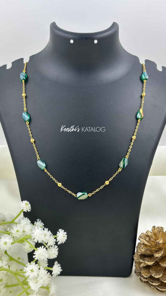 KP1050 - Emerald Stream Necklace