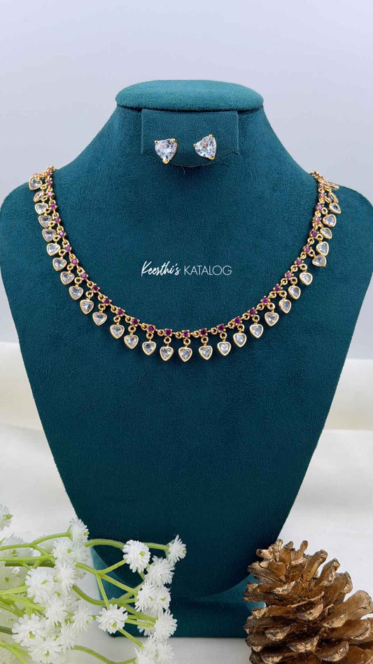 KG1063 - Crystal Heart Line