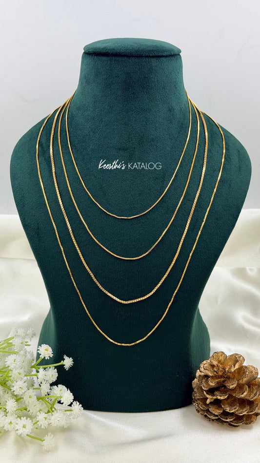 Thin Chain (Gold Plated-Daily Wear)